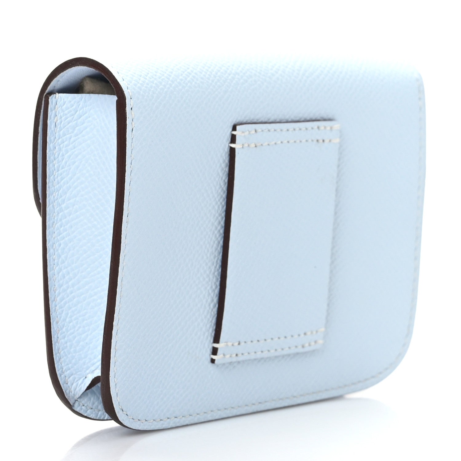 Hermes Epsom Constance Slim Wallet Bleu Brume 4 of 11