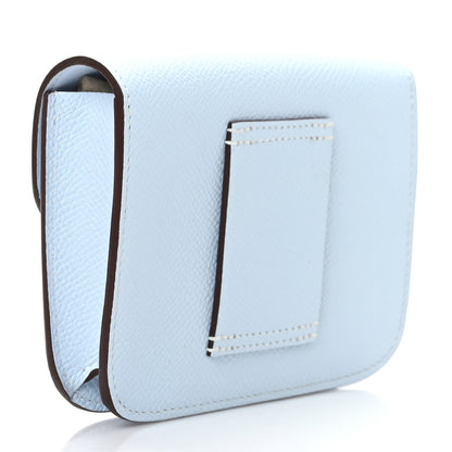 Hermes Epsom Constance Slim Wallet Bleu Brume 4 of 11