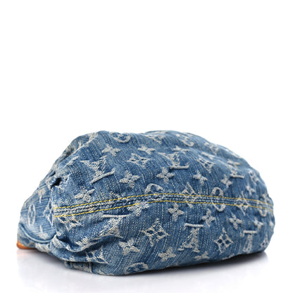 Louis Vuitton Monogram Denim Pleaty Blue 3 of 9
