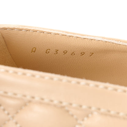 Chanel Lambskin Quilted CC Heart Loafers 37 Beige 39.5 Beige 8 of 9