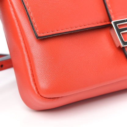 Fendi Shiny Nappa Micro Baguette Papavero 7 of 8