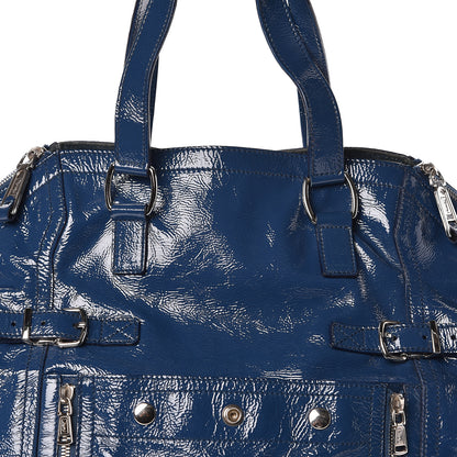Saint Laurent Patent Medium Downtown Blue 10 of 12
