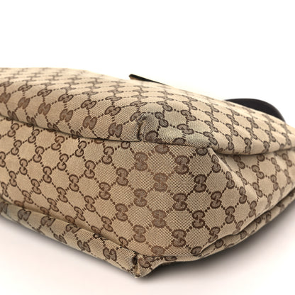 Gucci Monogram Large New Ladies Web Hobo Dark Brown 9 of 10