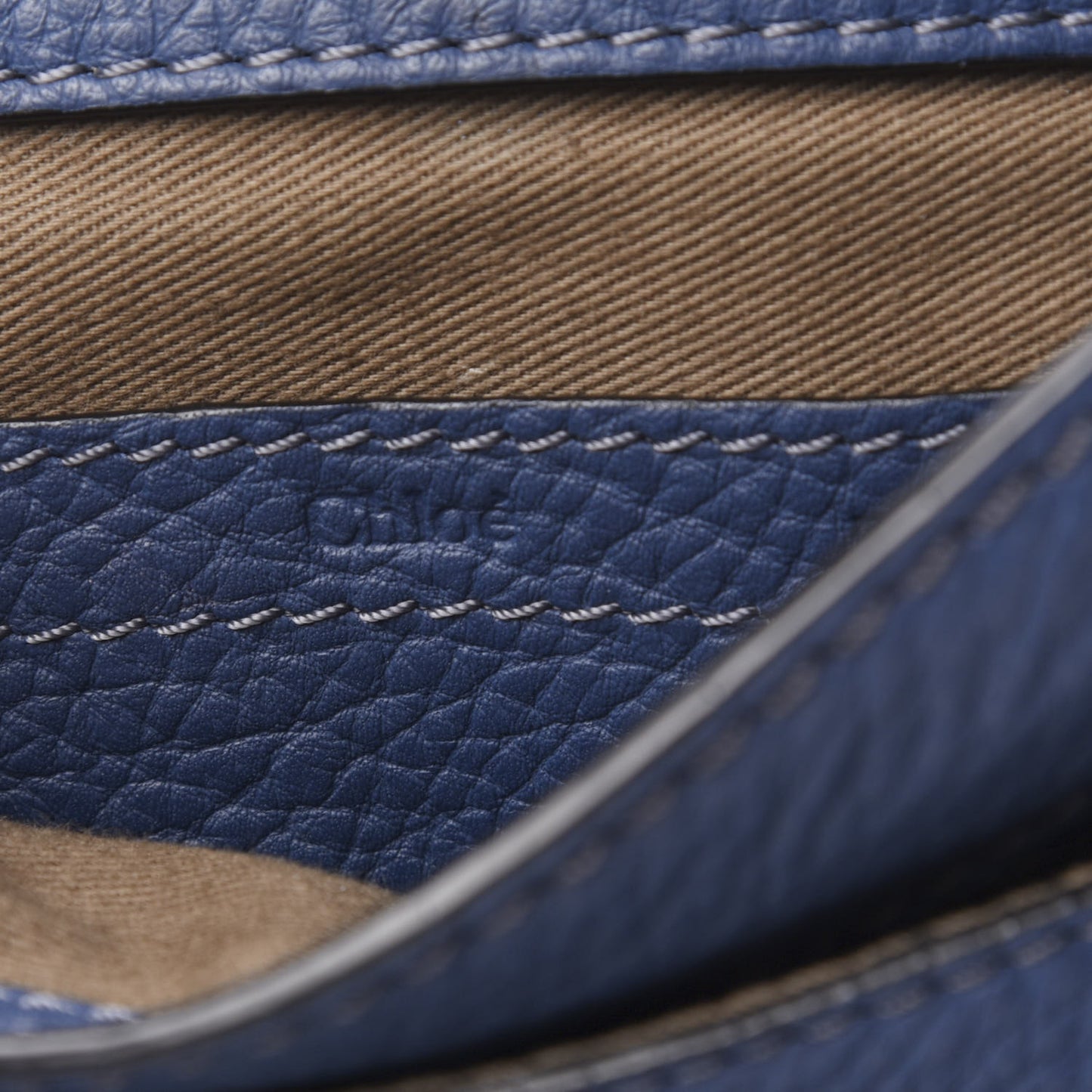 Calfskin Mini Marcie Round Crossbody Bag Royal Navy