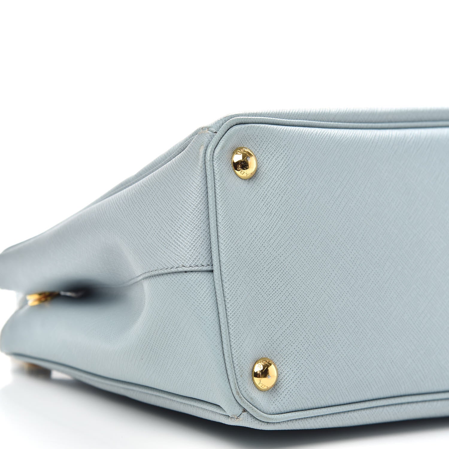 Prada Saffiano Small Galleria Double Zip Tote Lago 8 of 14