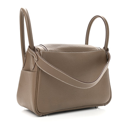 Hermes Taurillon Clemence Lindy 26 Etoupe 5 of 18