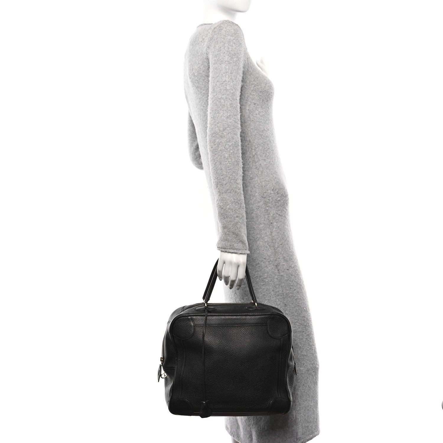 Hermes Taurillon Clemence Omnibus 40 Black 2 of 10