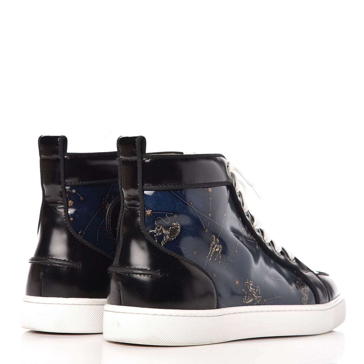 Mens Abrasivato Calfskin Rantus Orlato Flat Sneakers 41.5 Black Navy