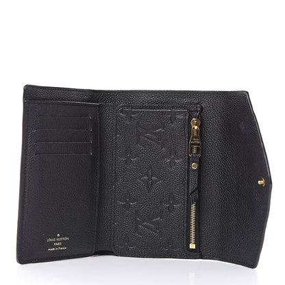 Louis Vuitton Empreinte Compact Curieuse Wallet Black 5 of 7