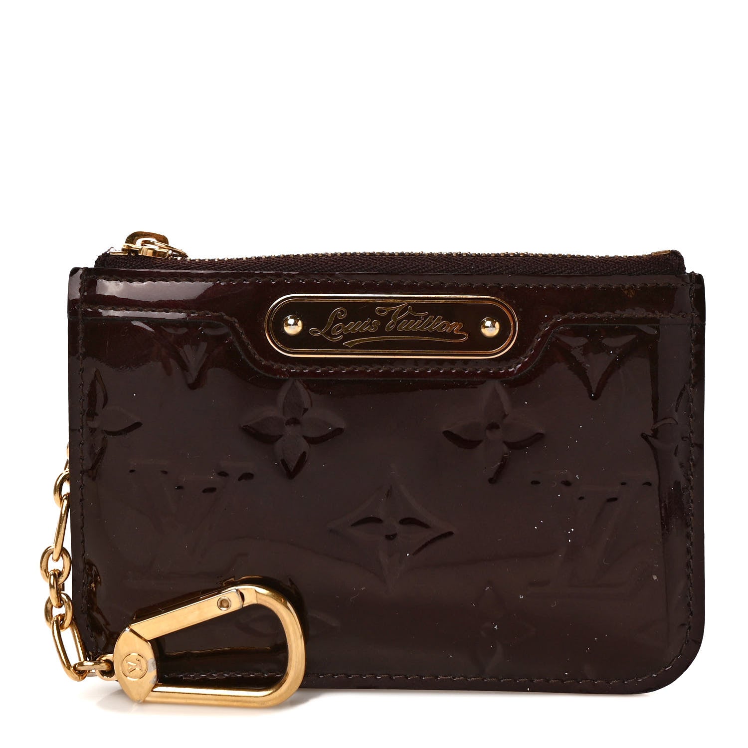Louis Vuitton Vernis Key Pouch Amarante 1 of 7