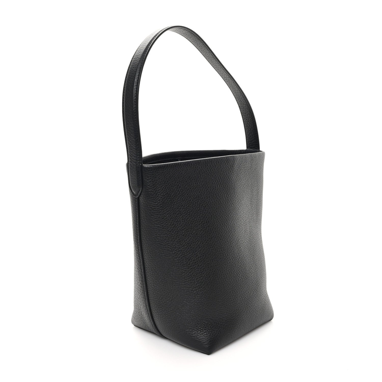 The Row Grained Calfskin Small N/S Park Tote Black 3 of 9