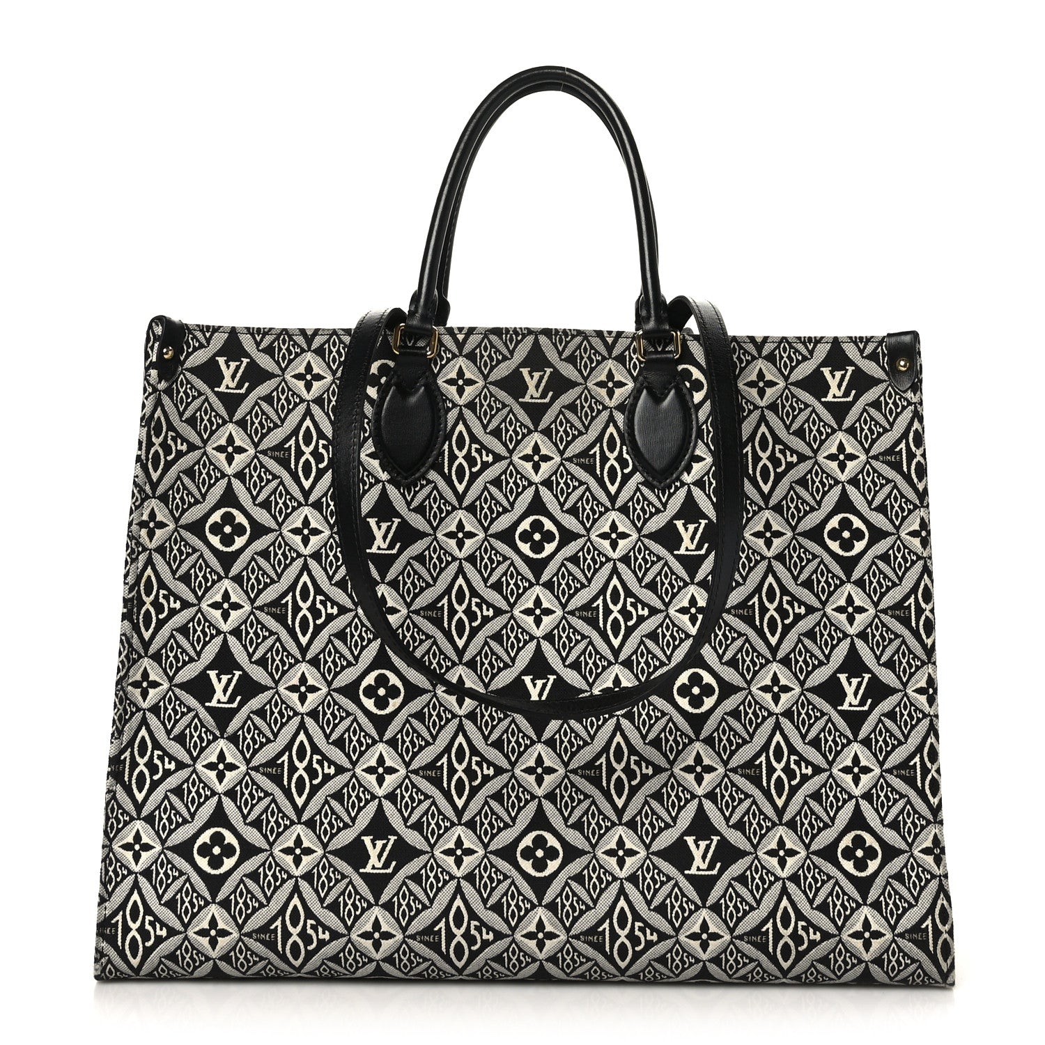 Louis Vuitton Jacquard Since 1854 Onthego GM Grey 1 of 8