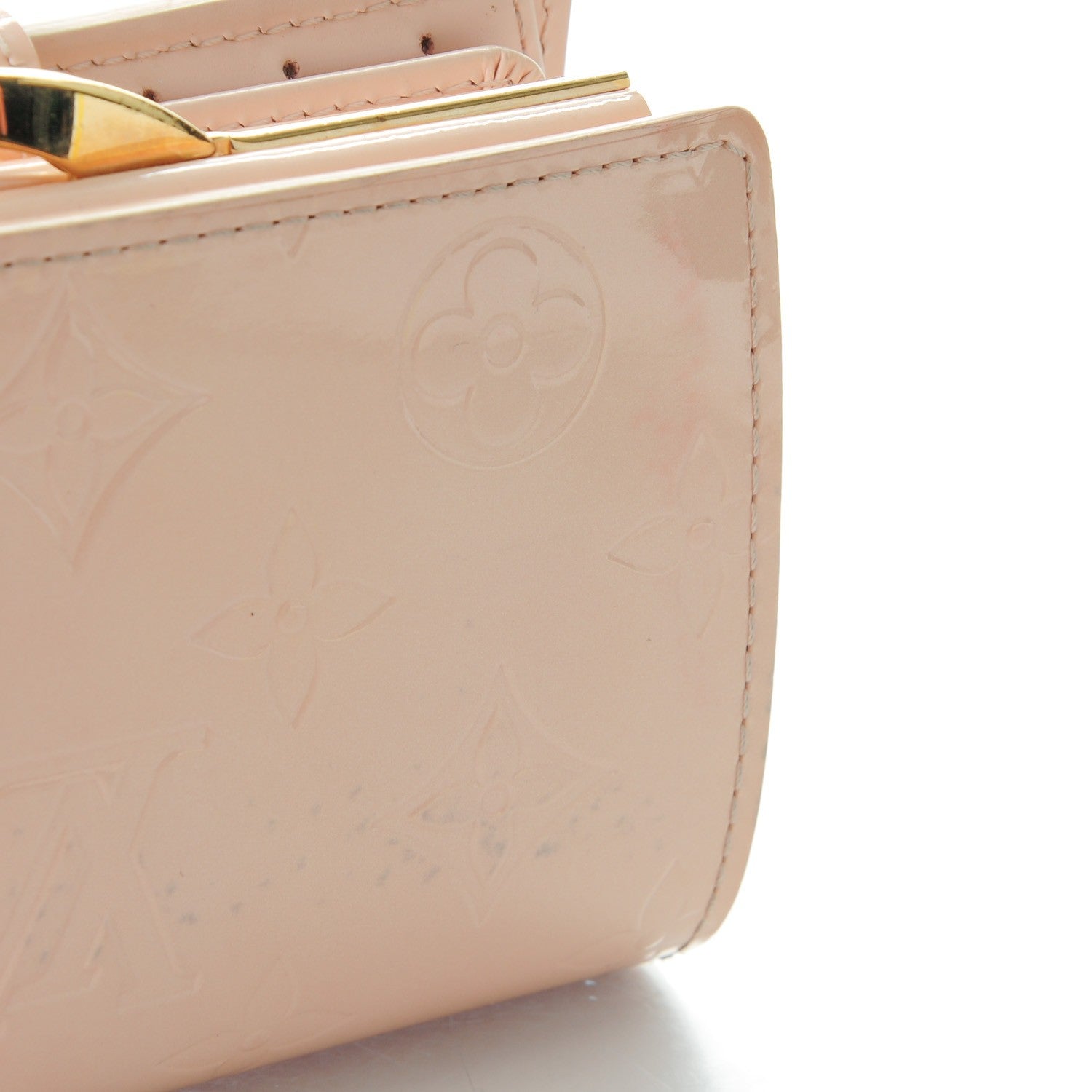 Louis Vuitton Vernis French Purse Wallet Marshmallow 9 of 9
