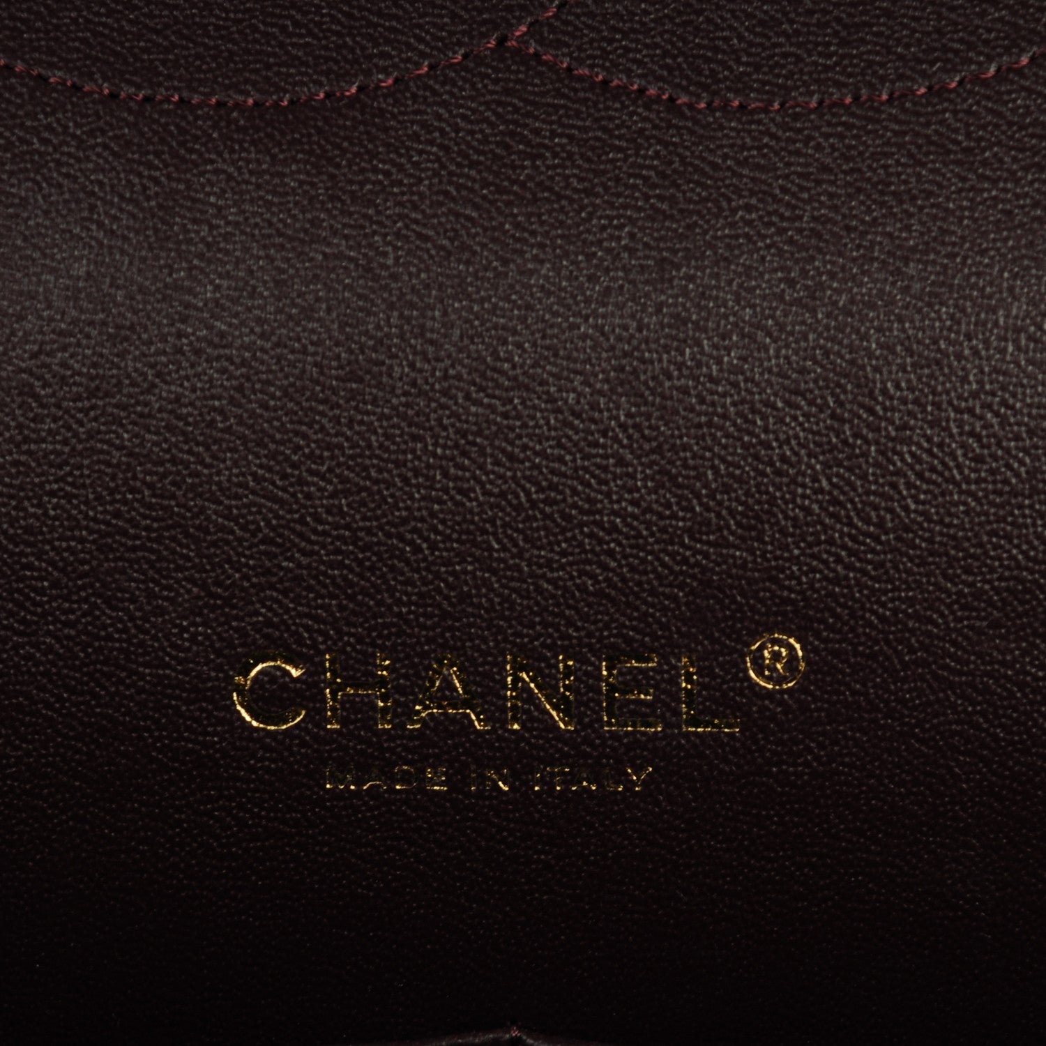 Chanel Caviar Quilted Maxi Double Flap Burgundy 6 of 7