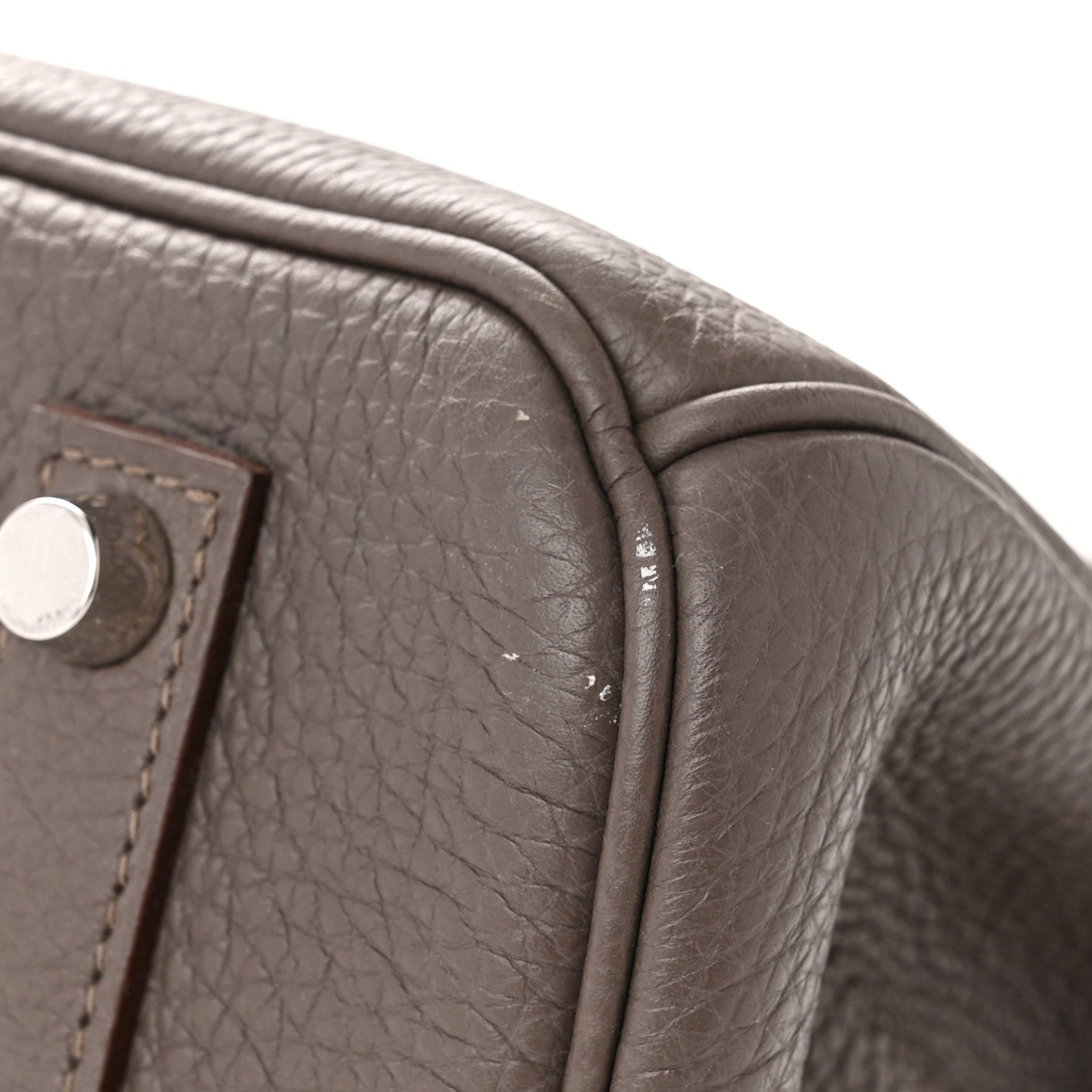 Hermes Togo Birkin 35 Etain 11 of 12