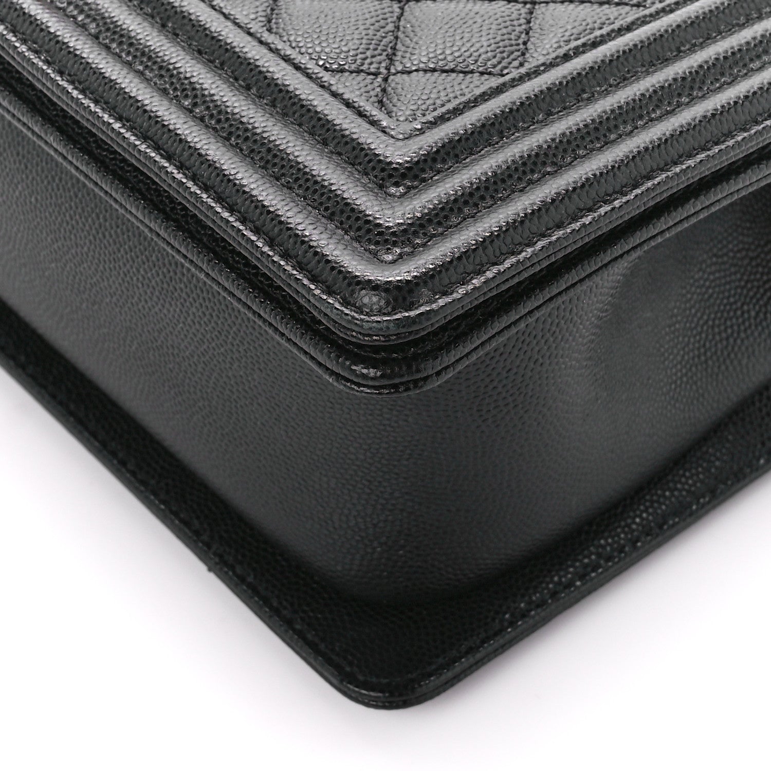 Chanel Caviar Quilted Medium Boy Flap Black 10 of 10