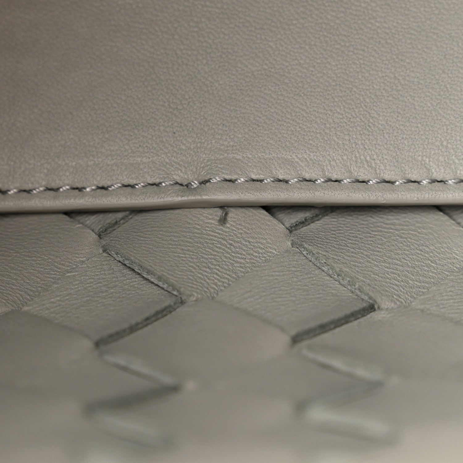 Bottega Veneta Nappa Intrecciato Small Andiamo Shoulder Bag Agate Grey 9 of 9