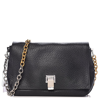 Proenza Schouler Pebbled Calfskin Small Courier Black 1 of 11
