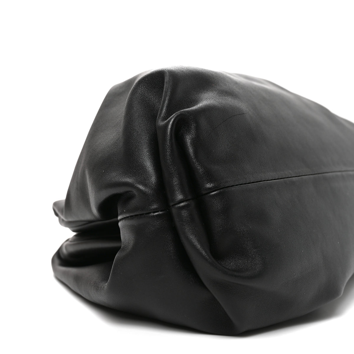 Smooth Butter Calf The Pouch Oversized Clutch Black
