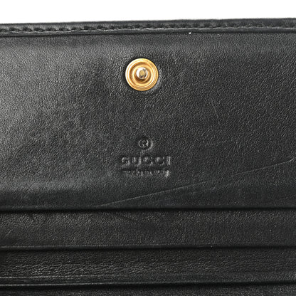 Gucci Calfskin Matelasse GG Marmont Card Case Wallet Black 6 of 8