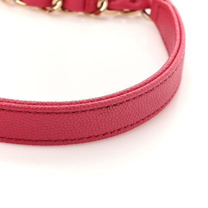 Chanel Caviar Quilted Medium CC Filigree Vanity Case Pink 11 of 11