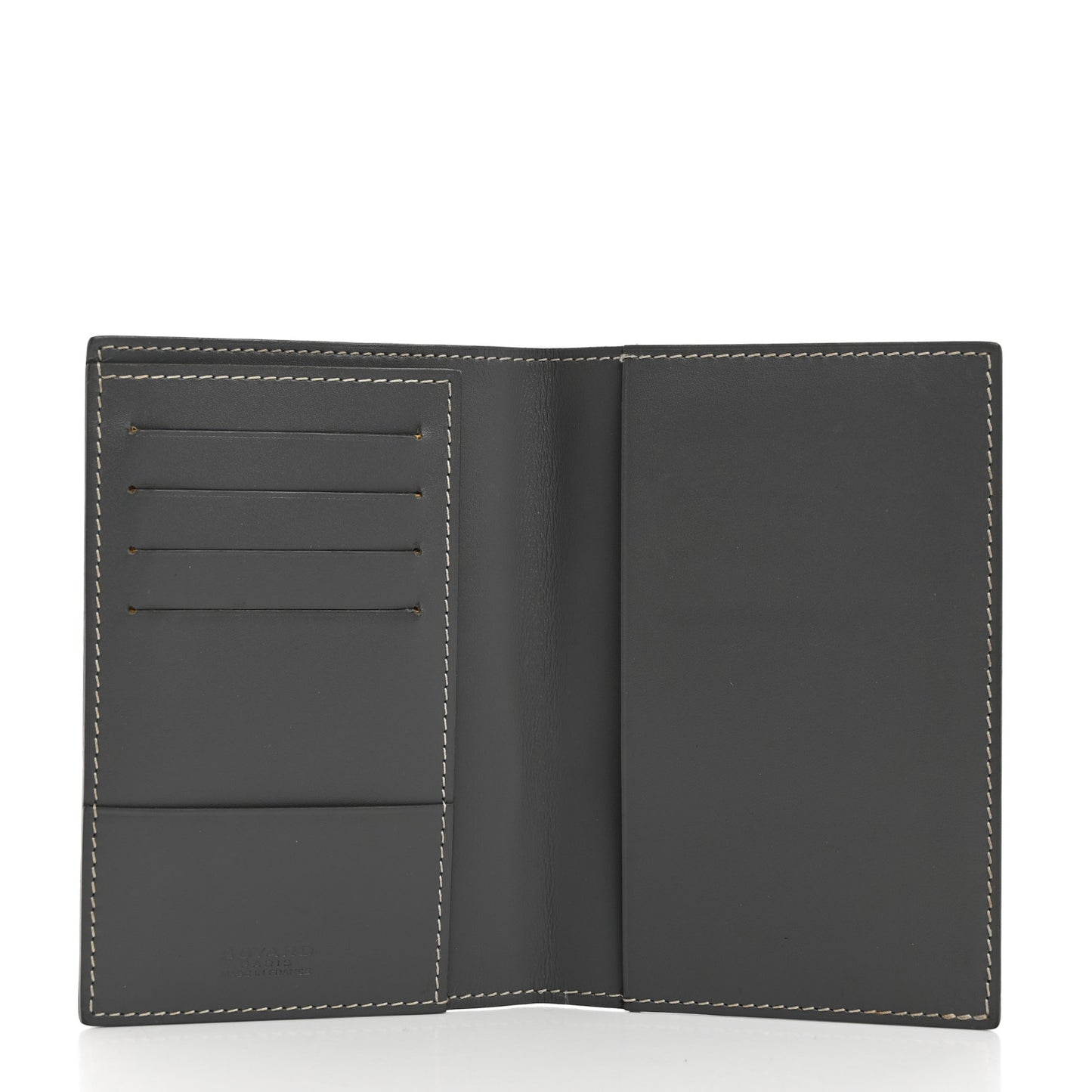 Goyardine Passport Wallet Grey