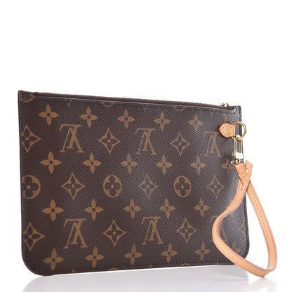 Louis Vuitton Monogram Neverfull MM GM Pochette 3 of 12