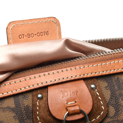 Christian Dior Monogram Trotter Romantique Boston Bag Brown 8 of 9