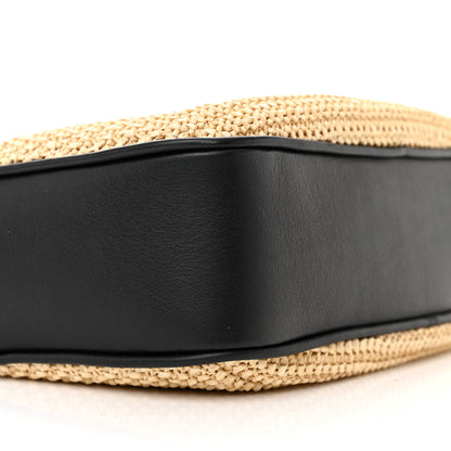 Saint Laurent Raffia Canvas Monogram Lou Camera Bag Naturel 9 of 11