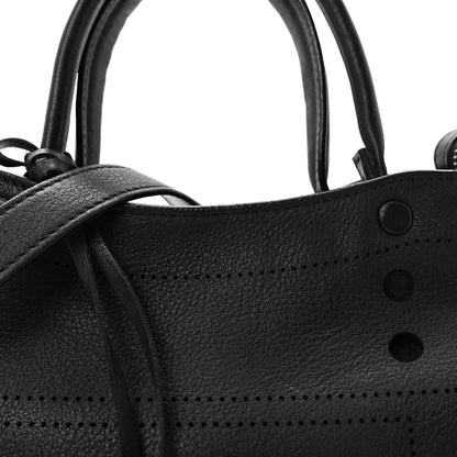 Balenciaga Veau Soyeux Perforated Blackout Hardware S City Black 8 of 10