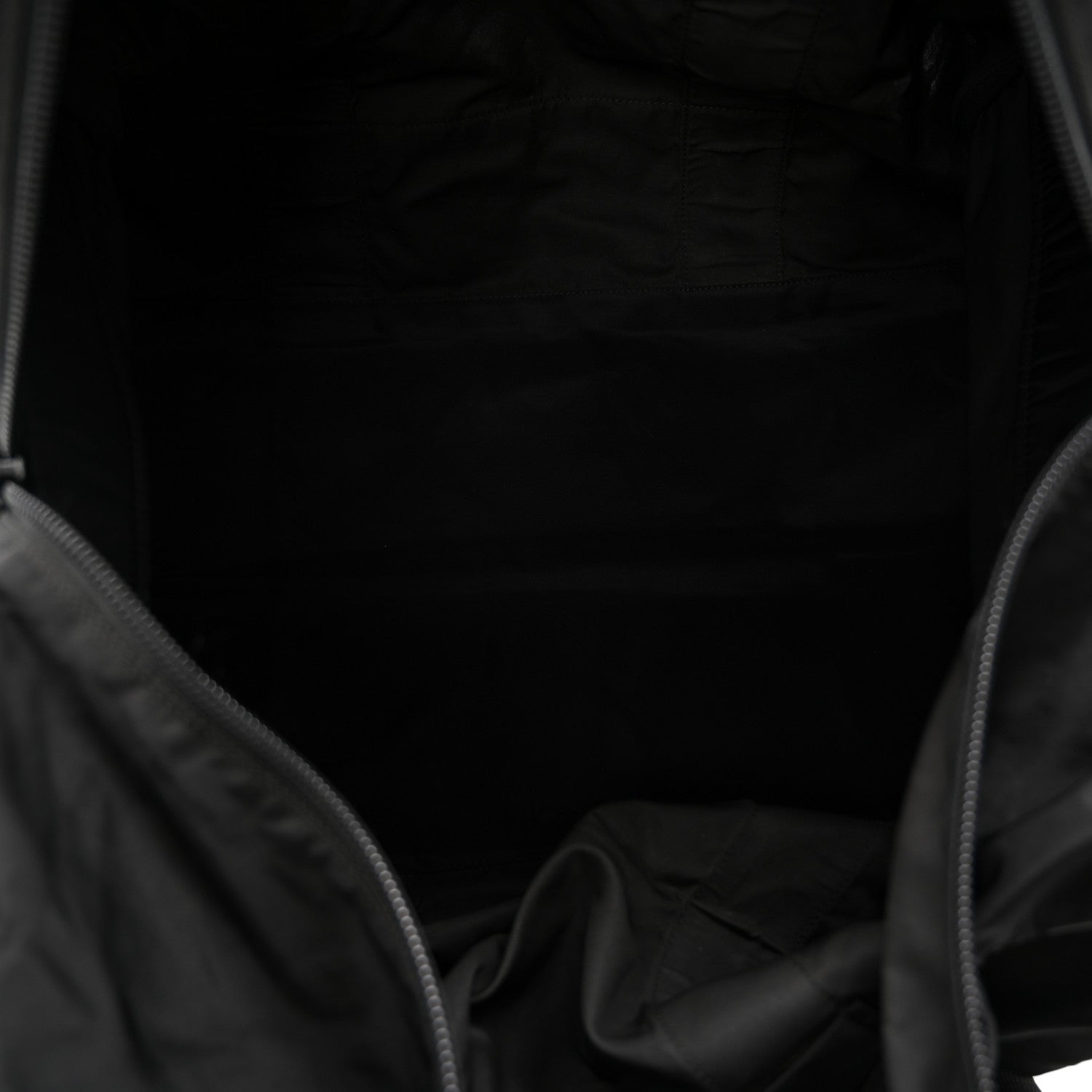 Prada Tessuto Nylon Saffiano Viaggio Duffle Black 4 of 9