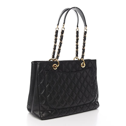 Chanel Caviar Quilted Grand Shopping Tote GST Black 2 of 10