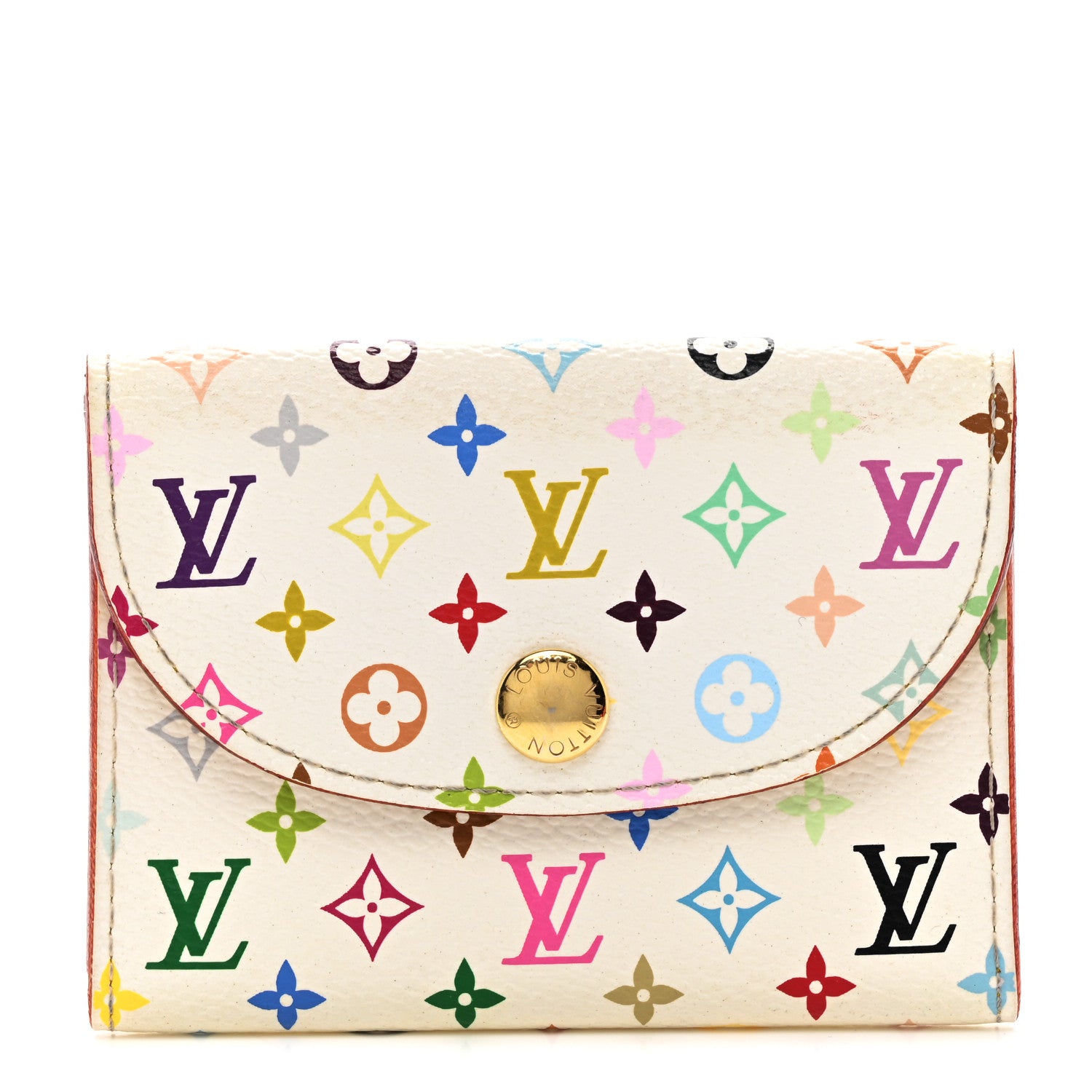 Louis Vuitton Monogram Multicolor Business Card Holder White 1 of 8