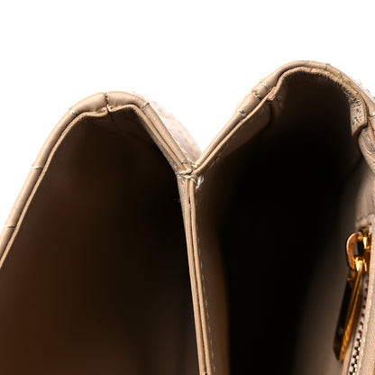Celine Calfskin Quilted Medium C Bag Beige 12 of 16