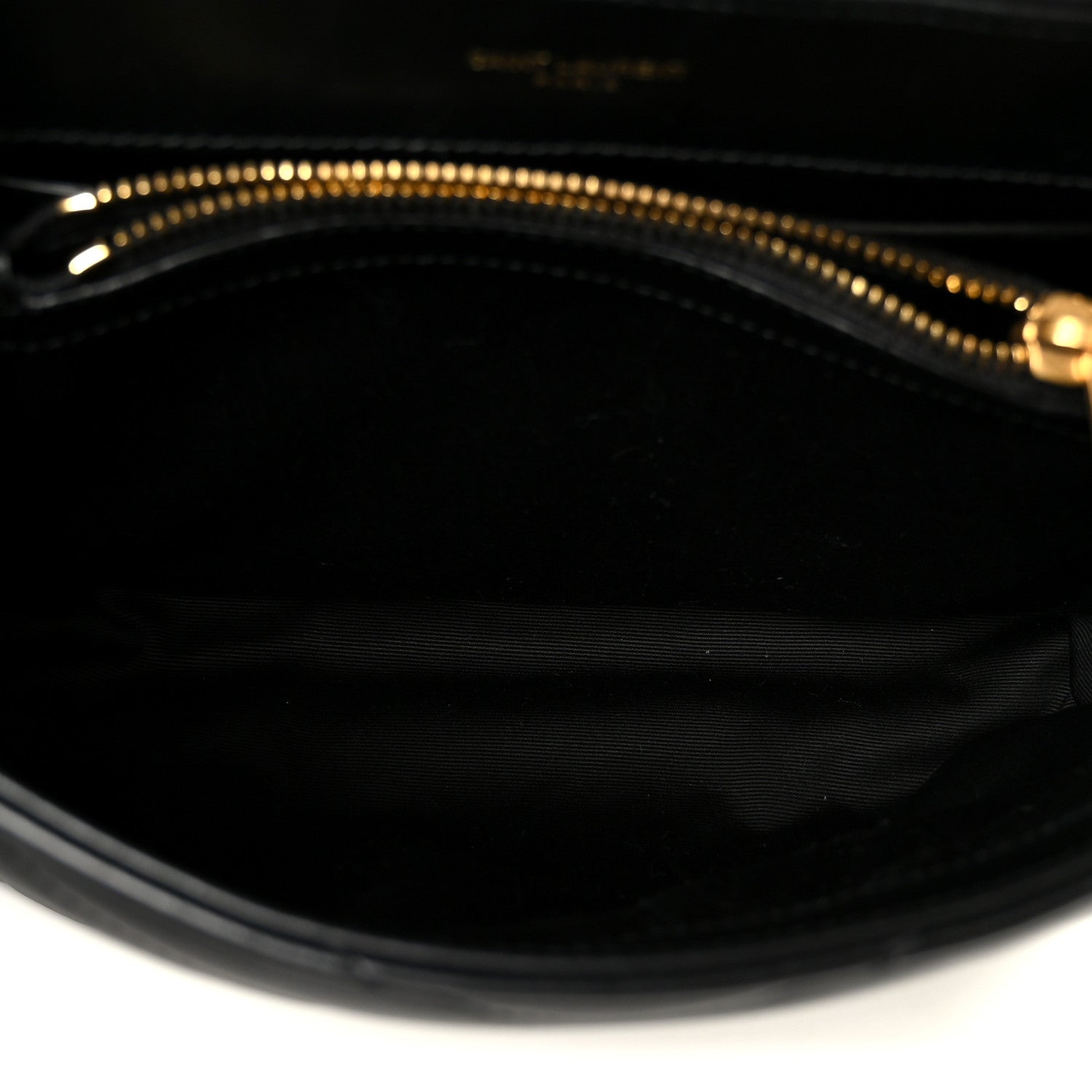 Saint Laurent Calfskin Y Quilted Monogram Small Loulou Chain Satchel Black 4 of 10