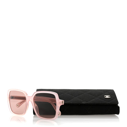 Chanel Acetate Square Sunglasses 5505 Light Pink 8 of 8