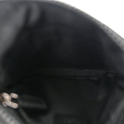 Gucci Nylon Monogram Mini Flat Messenger Bag Black 5 of 10