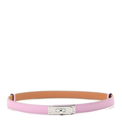 Hermes Epsom Kelly Belt Mauve Sylvestre 1 of 4