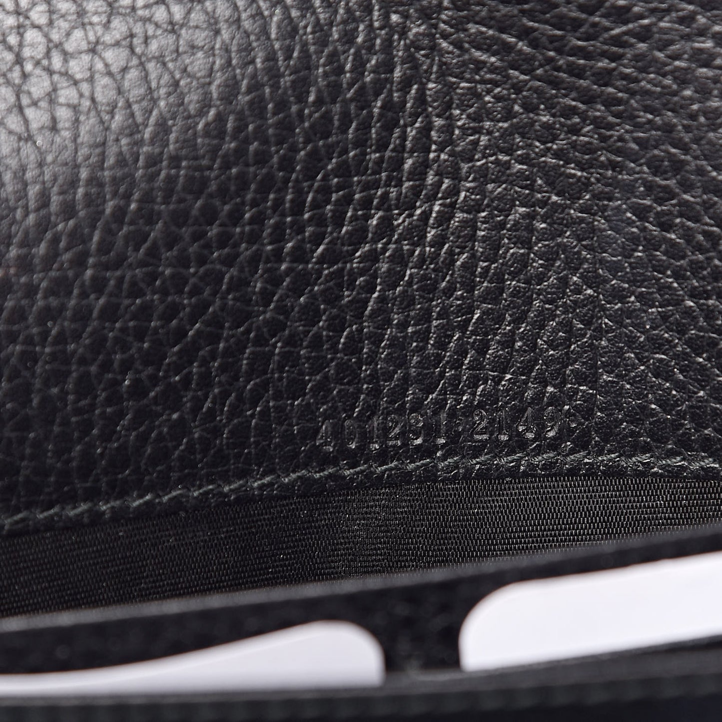 Calfskin Mini Dionysus Chain Wallet Black
