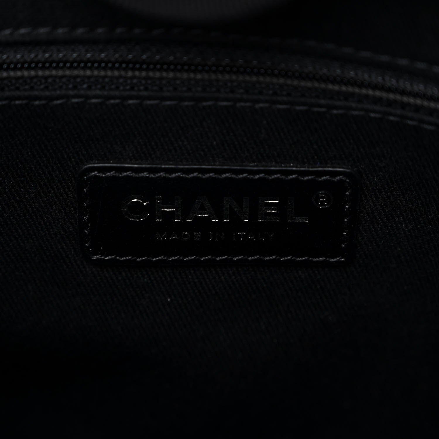 Chanel Mixed Fibers Calfskin Mini Deauville Tote Black White 6 of 10