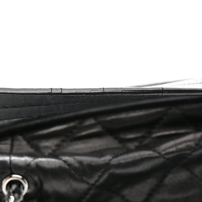 Chanel Lambskin Quilted Sharpei Frame Tote Black 13 of 16