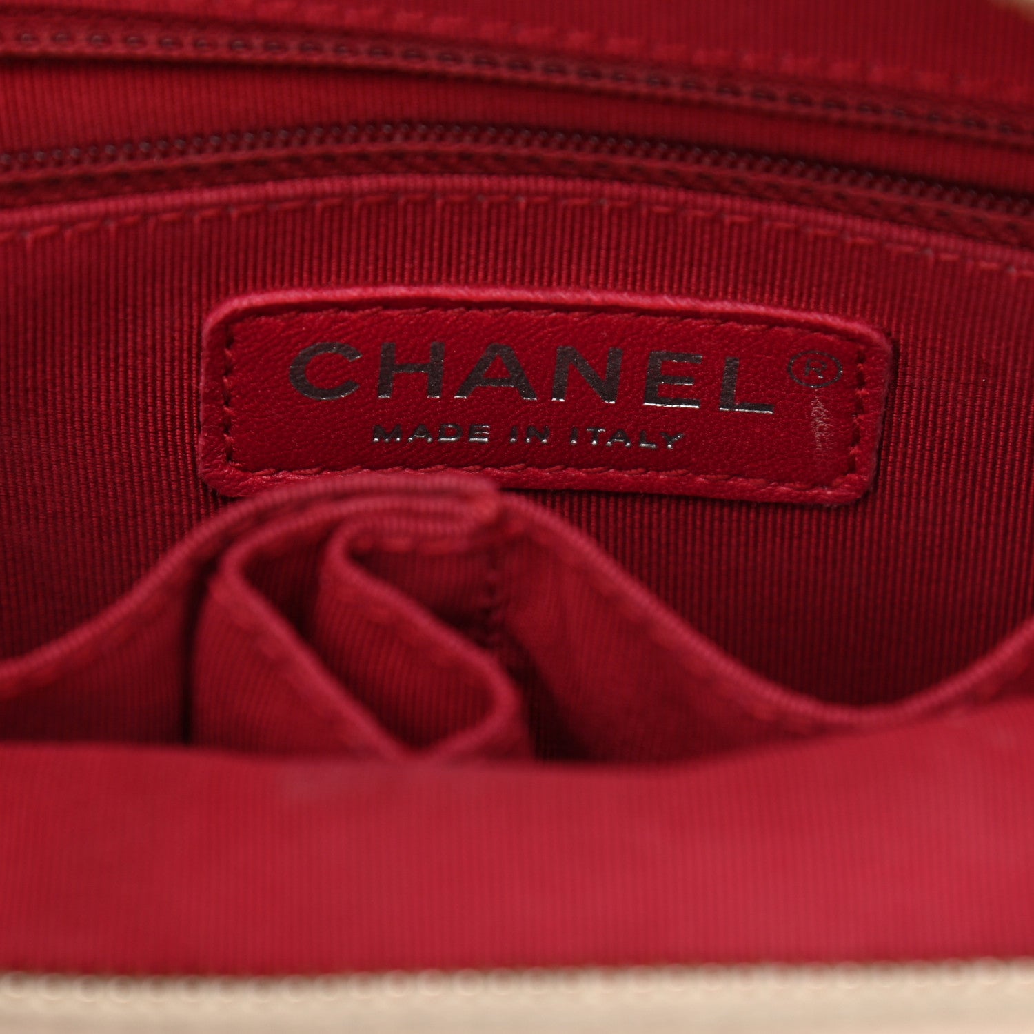 Chanel Aged Calfskin Quilted Medium Gabrielle Hobo Beige 6 of 10