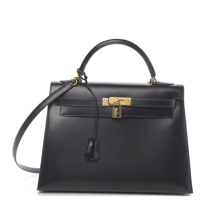 Hermes Box Kelly Sellier 32 Black 1 of 20