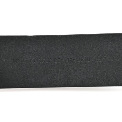 Christian Dior Ultra Matte Calfskin 35mm Montaigne Belt 85 34 Blue Black 4 of 6