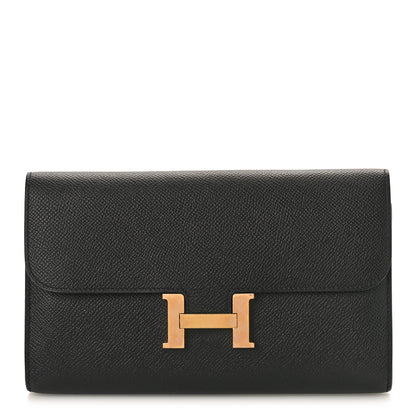 Hermes Epsom Constance Long Wallet Black 1 of 10