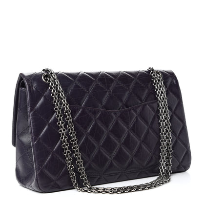 Chanel Aged Calfskin Quilted 2.55 Reissue 227 Flap Dark Purple 3 of 12