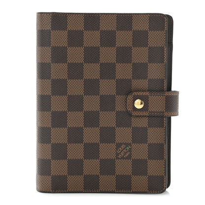 Louis Vuitton Damier Ebene Medium Ring Agenda Cover 1 of 9