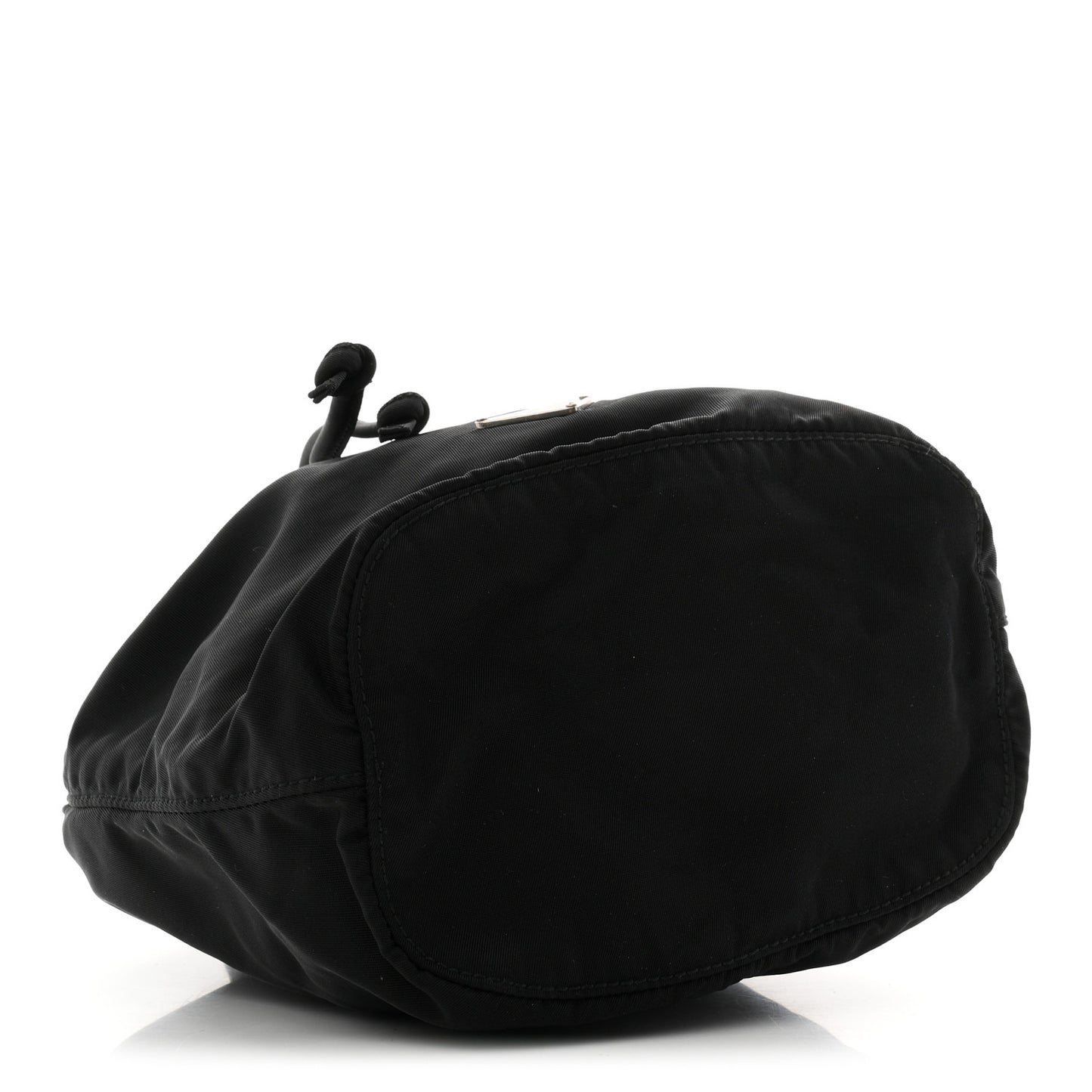 Nylon Vela Drawstring Pouch Black