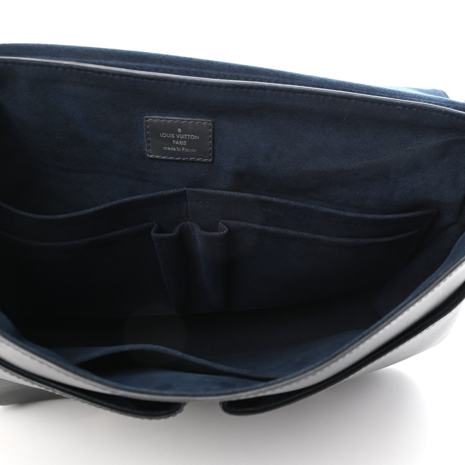 Louis Vuitton Epi Christopher Messenger Navy Stripes 5 of 9