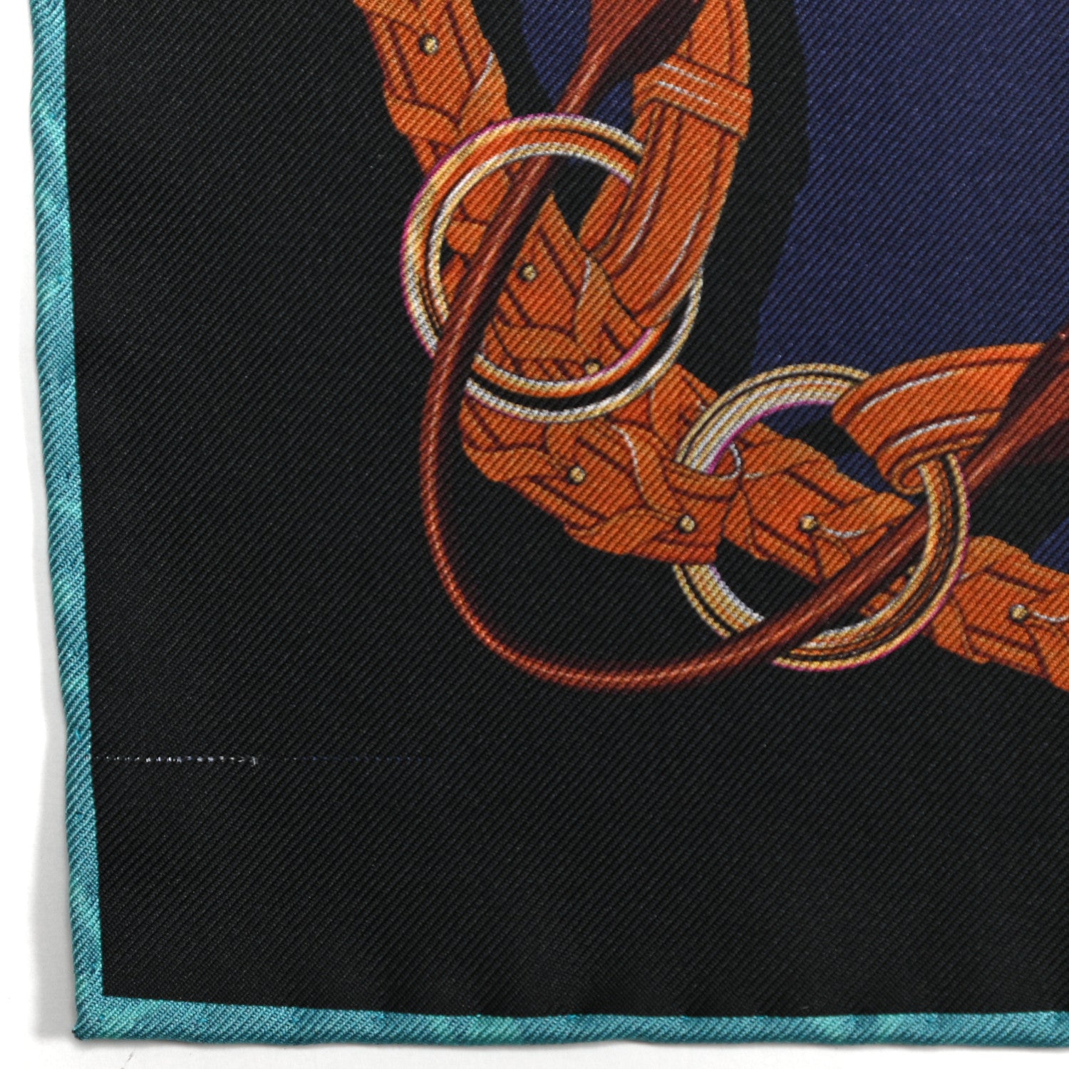 Louis Vuitton Silk Square Handle Me Scarf Bleu 4 of 5